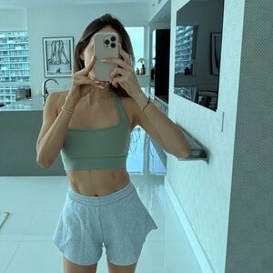 Women's Green Sports Bra